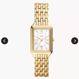 Fossil Raquel Three-Hand Date Gold-Tone Stainless Steel Watch